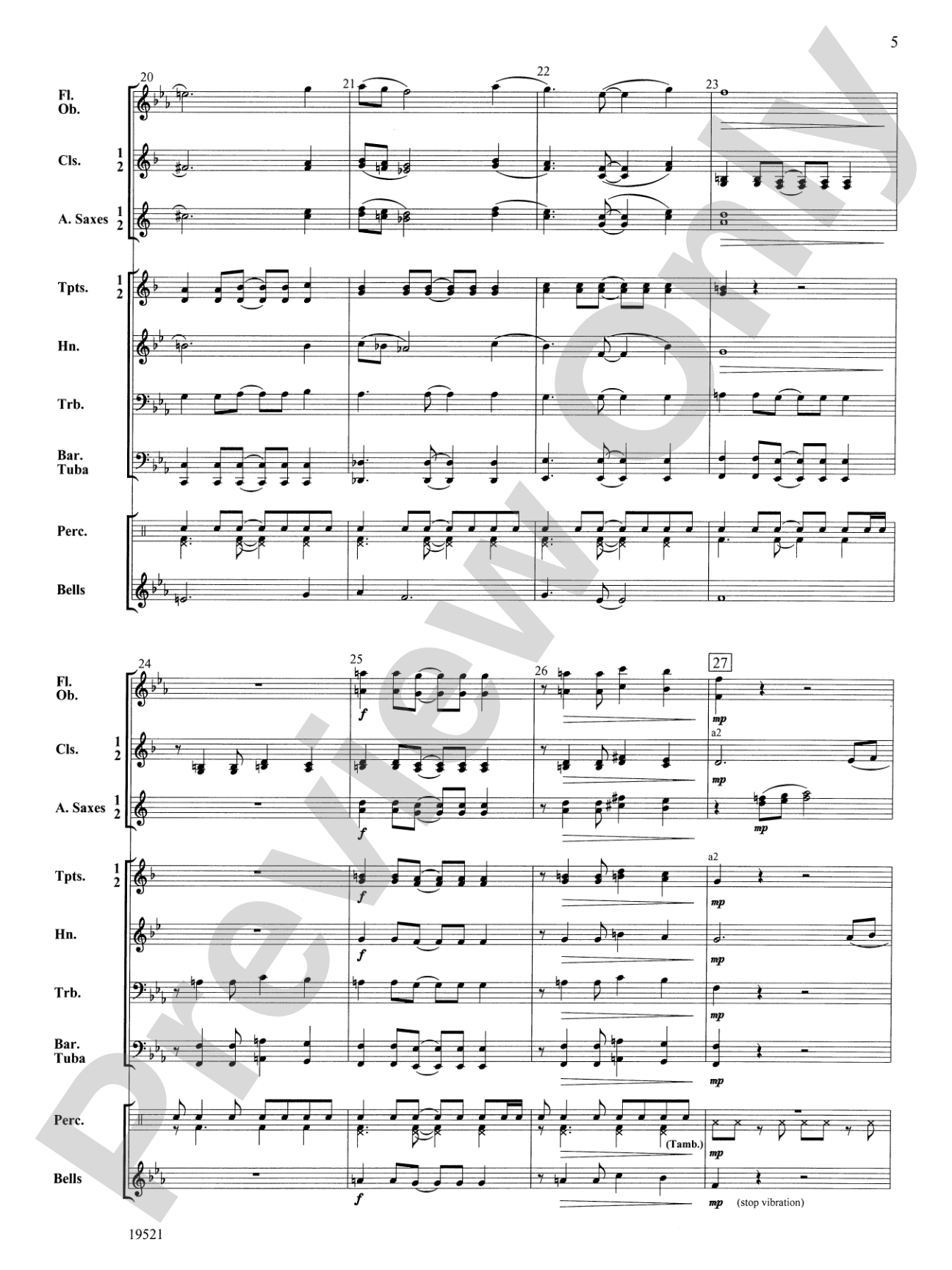 Flight of the Condor: Concert Band Conductor Score & Parts