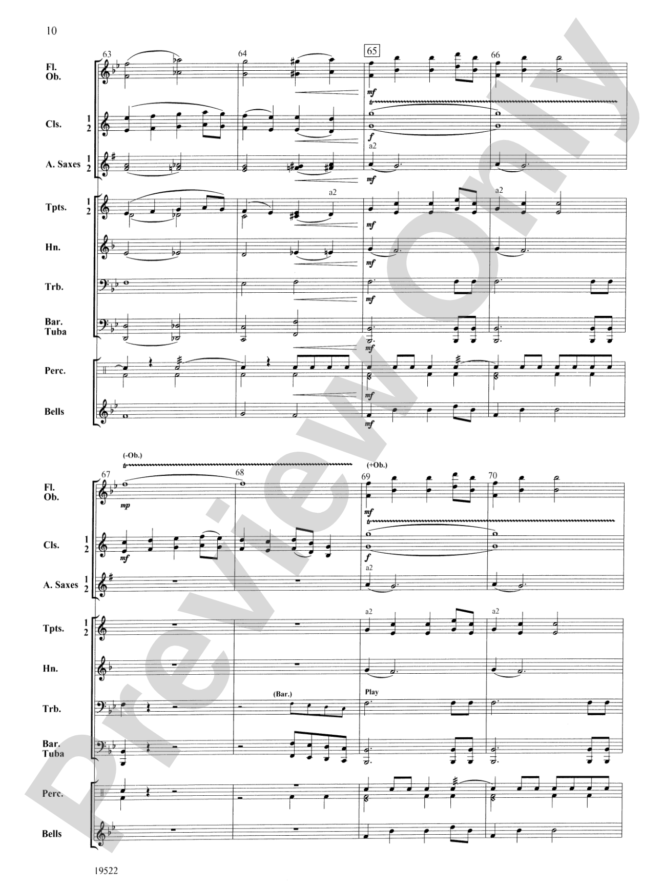 Christmas for Clarinets: Concert Band Conductor Score & Parts