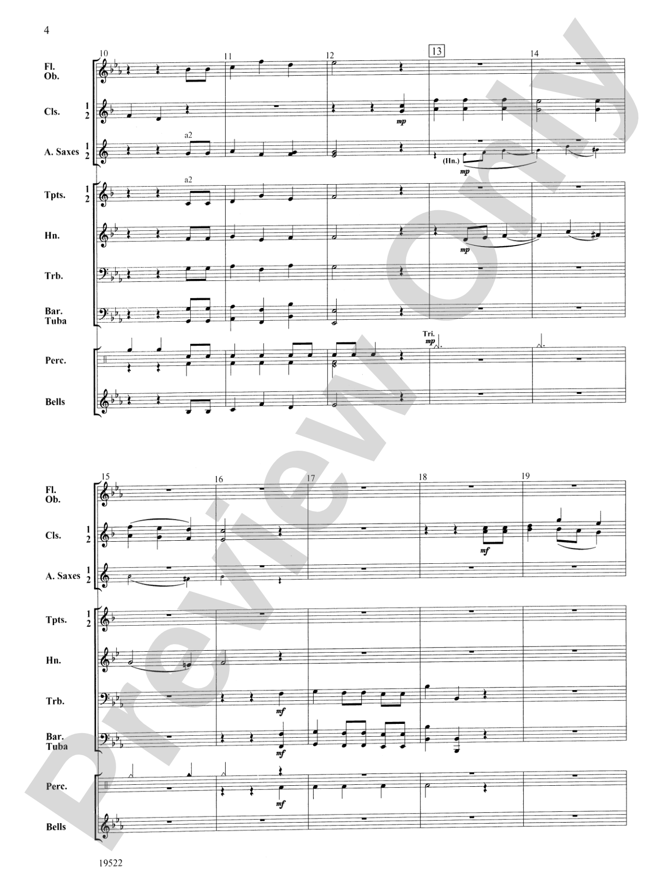 Christmas for Clarinets: Concert Band Conductor Score & Parts