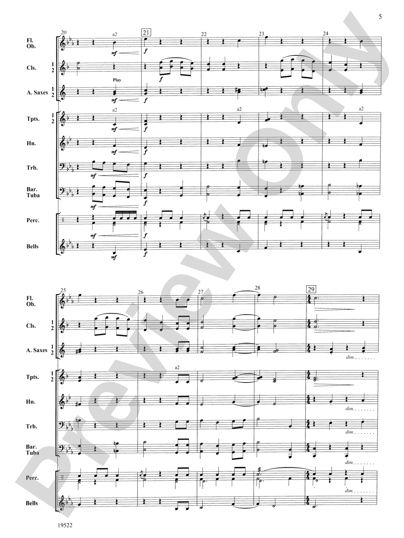 Christmas for Clarinets: Concert Band Conductor Score & Parts