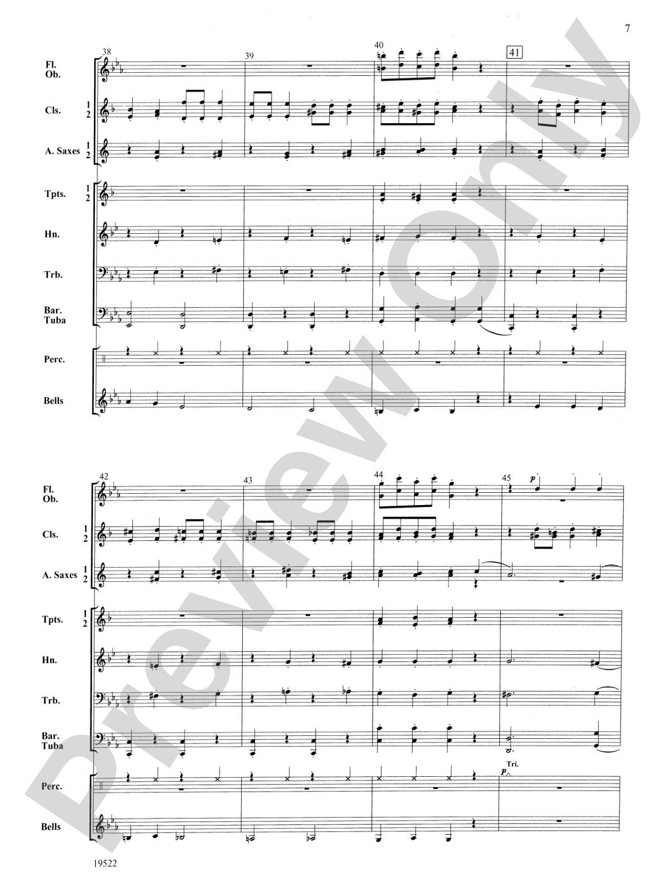 Christmas for Clarinets: Concert Band Conductor Score & Parts