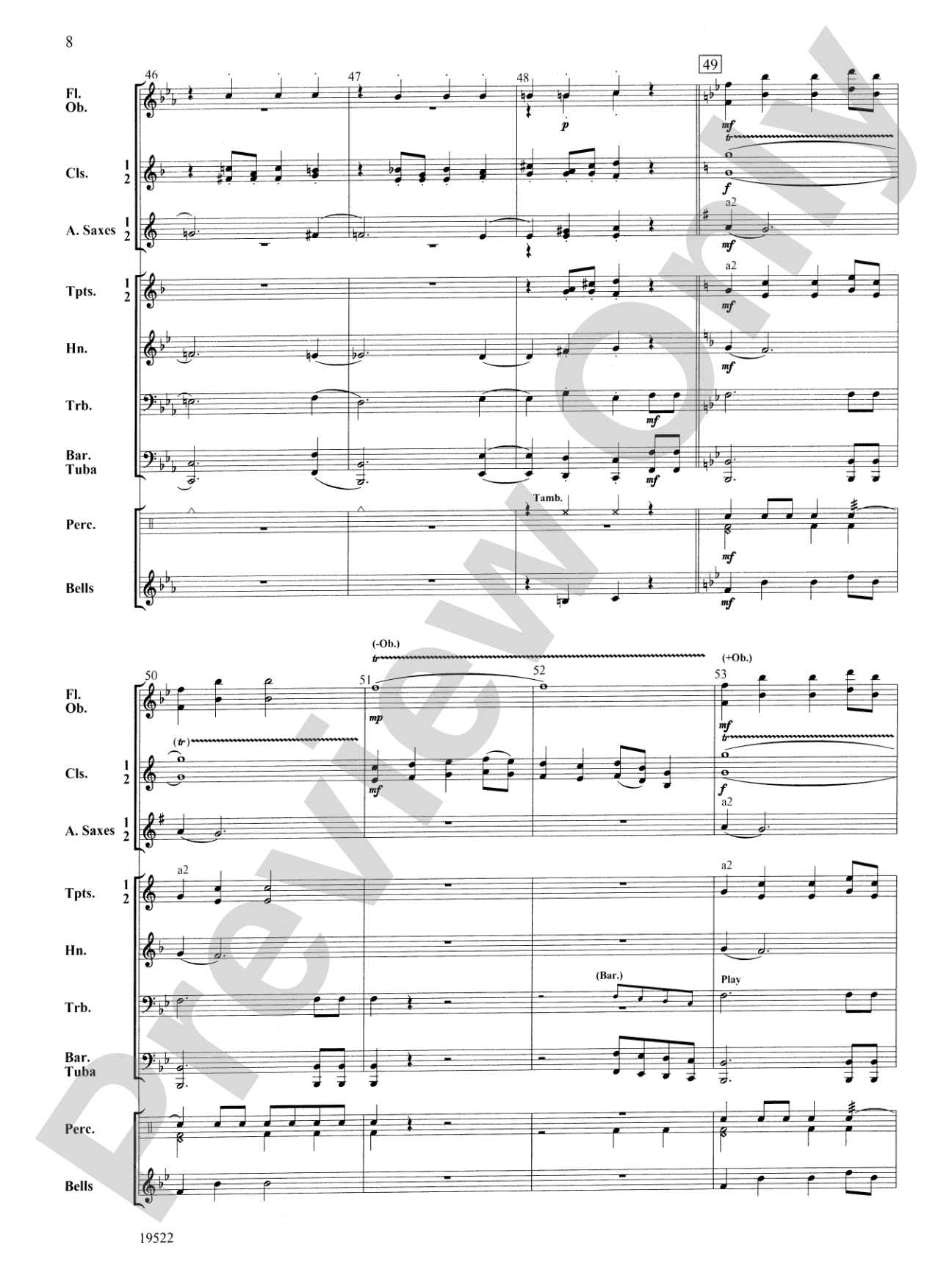 Christmas for Clarinets: Concert Band Conductor Score & Parts