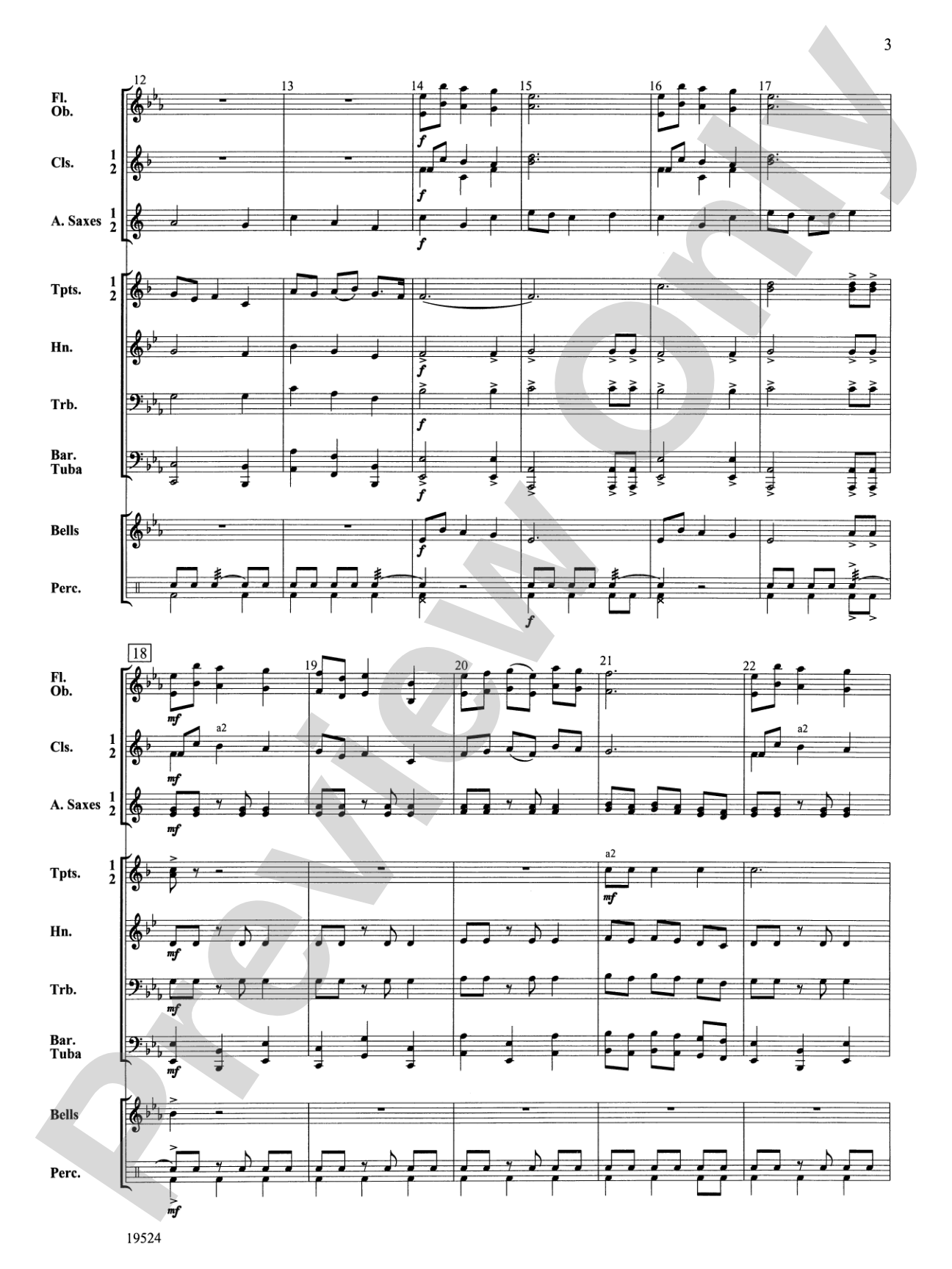 Cascadia Celebration: Concert Band Conductor Score & Parts