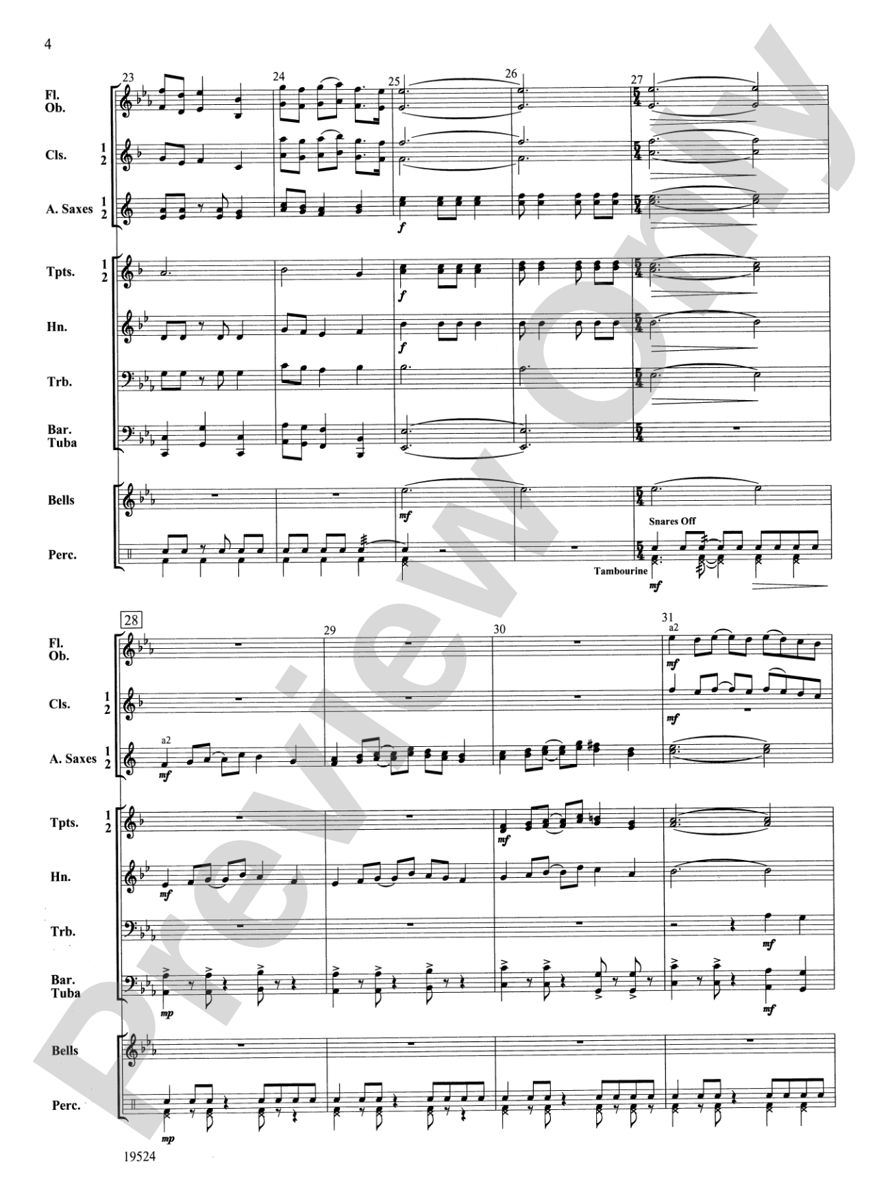 Cascadia Celebration: Concert Band Conductor Score & Parts