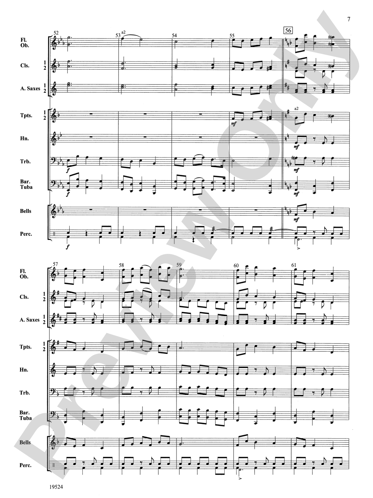 Cascadia Celebration: Concert Band Conductor Score & Parts
