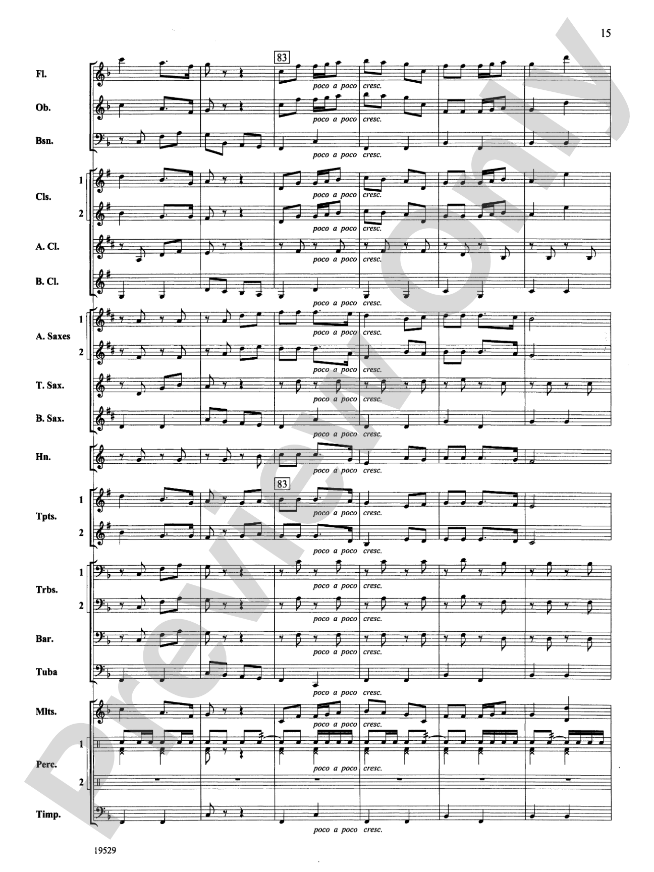 The Road Unknown: Concert Band Conductor Score & Parts