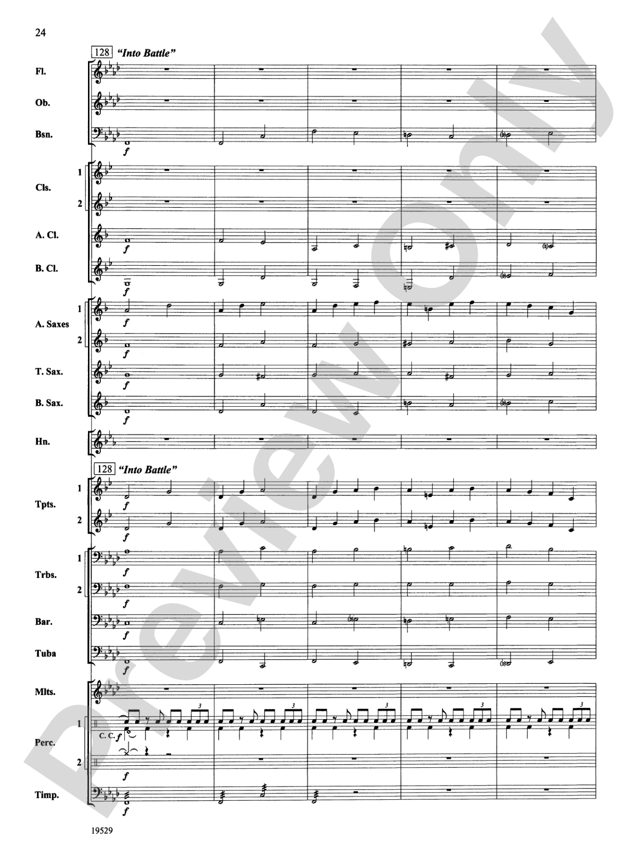 The Road Unknown: Concert Band Conductor Score & Parts