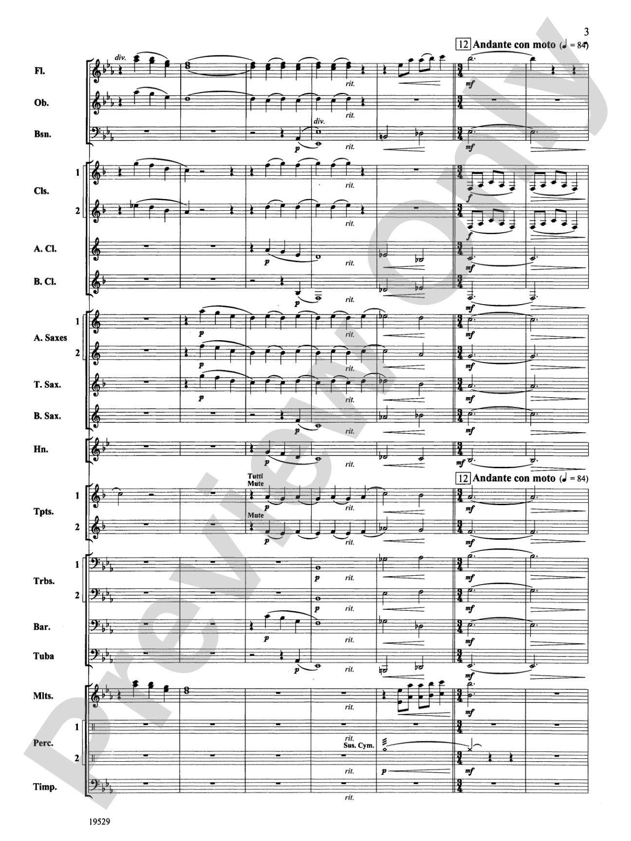 The Road Unknown: Concert Band Conductor Score & Parts