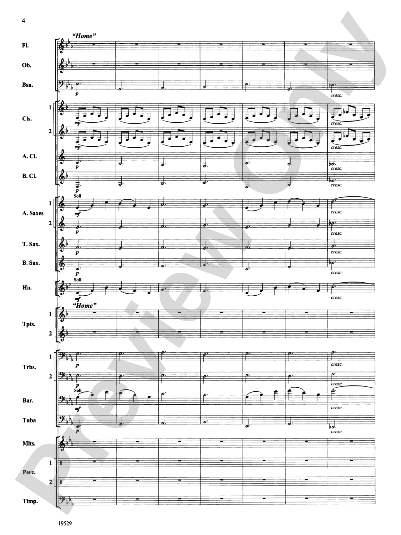The Road Unknown: Concert Band Conductor Score & Parts