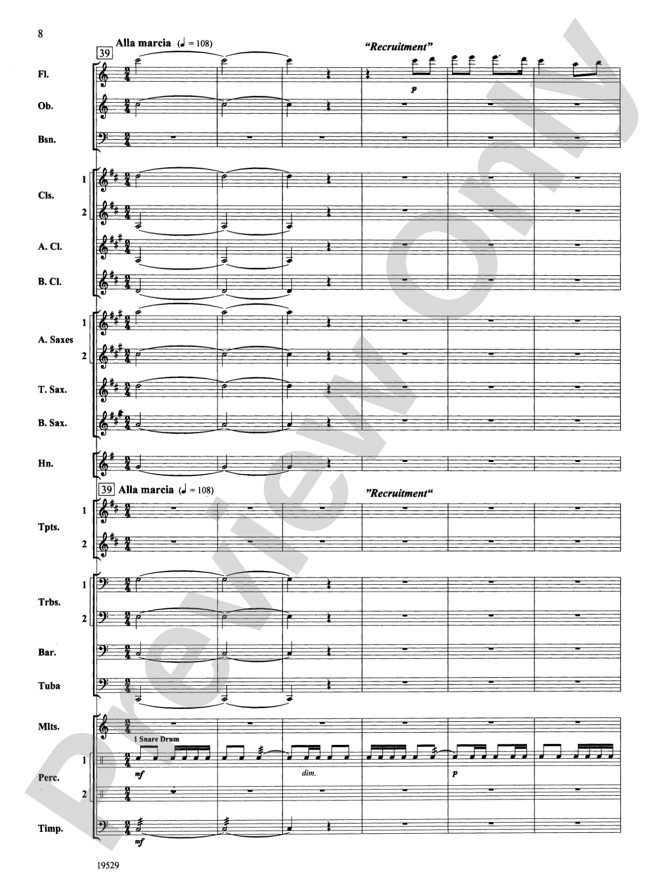 The Road Unknown: Concert Band Conductor Score & Parts