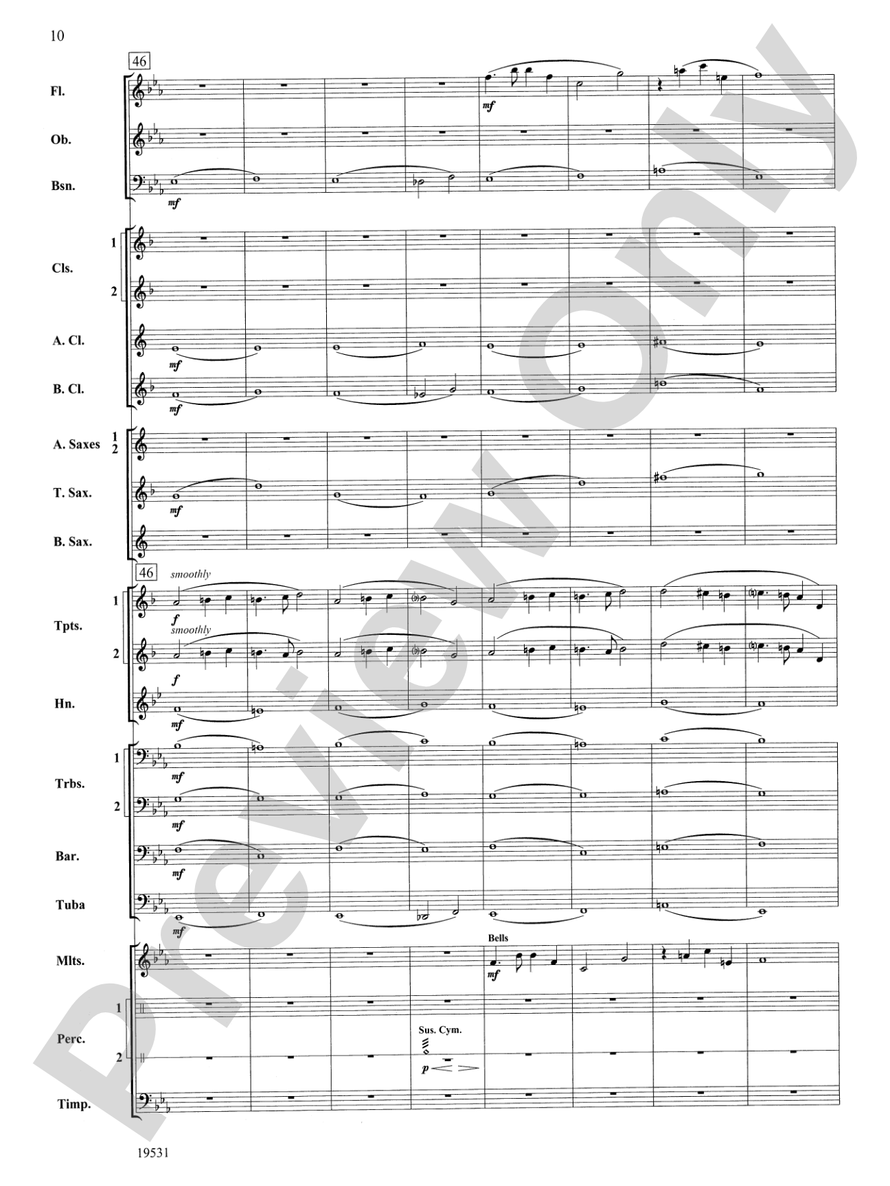 Thus Spoke the Raven: Concert Band Conductor Score & Parts