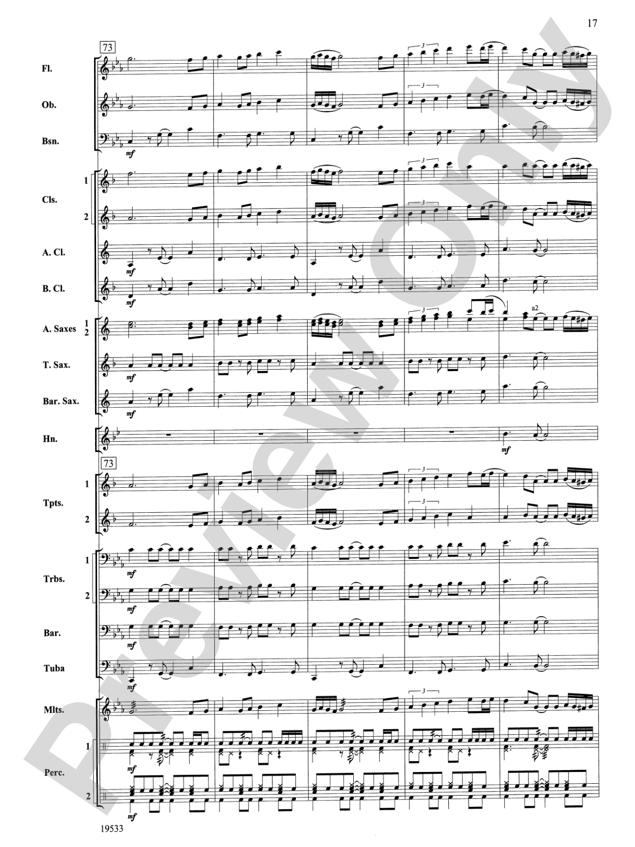 Fiero: Concert Band Conductor Score & Parts