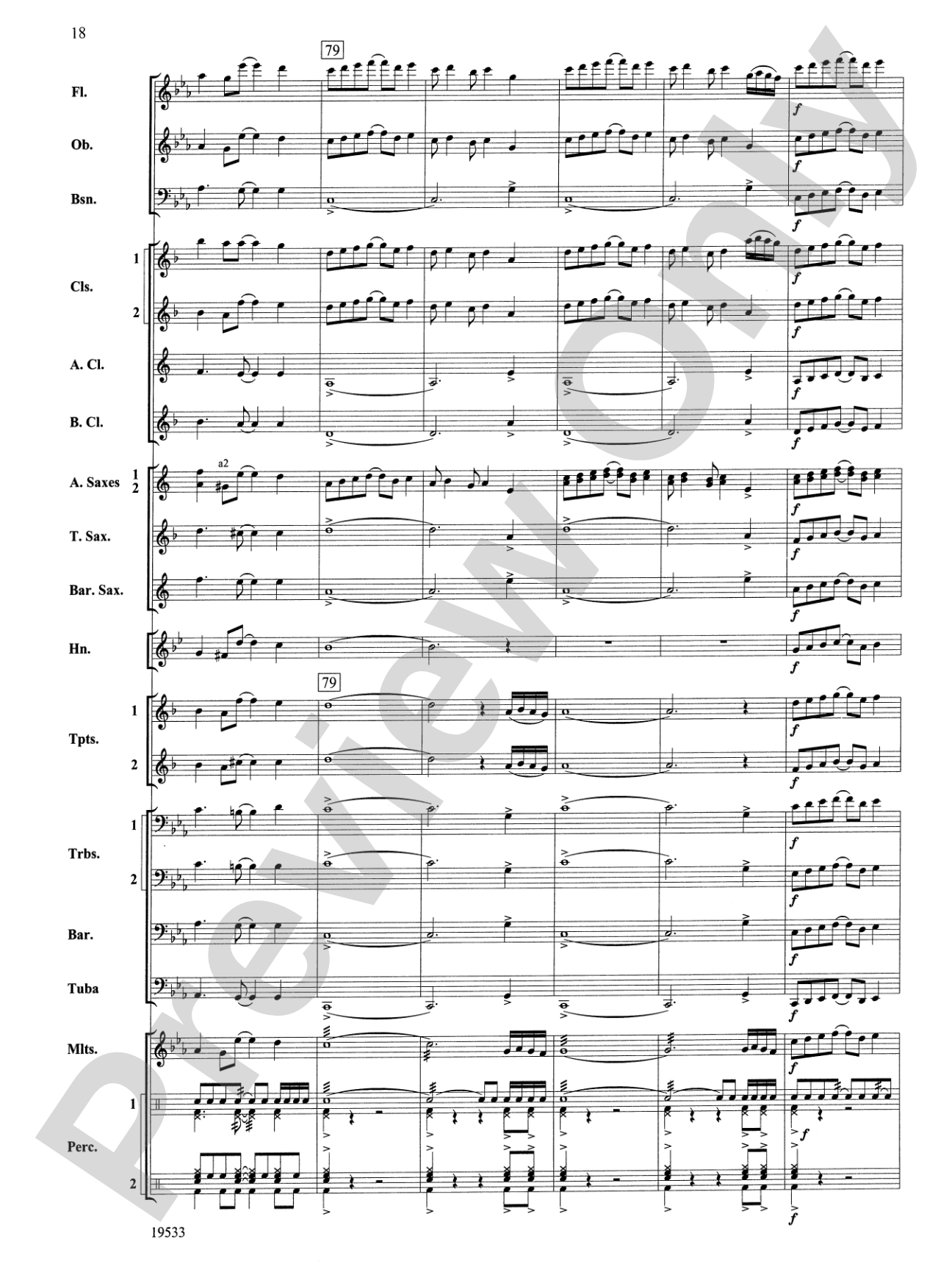 Fiero: Concert Band Conductor Score & Parts