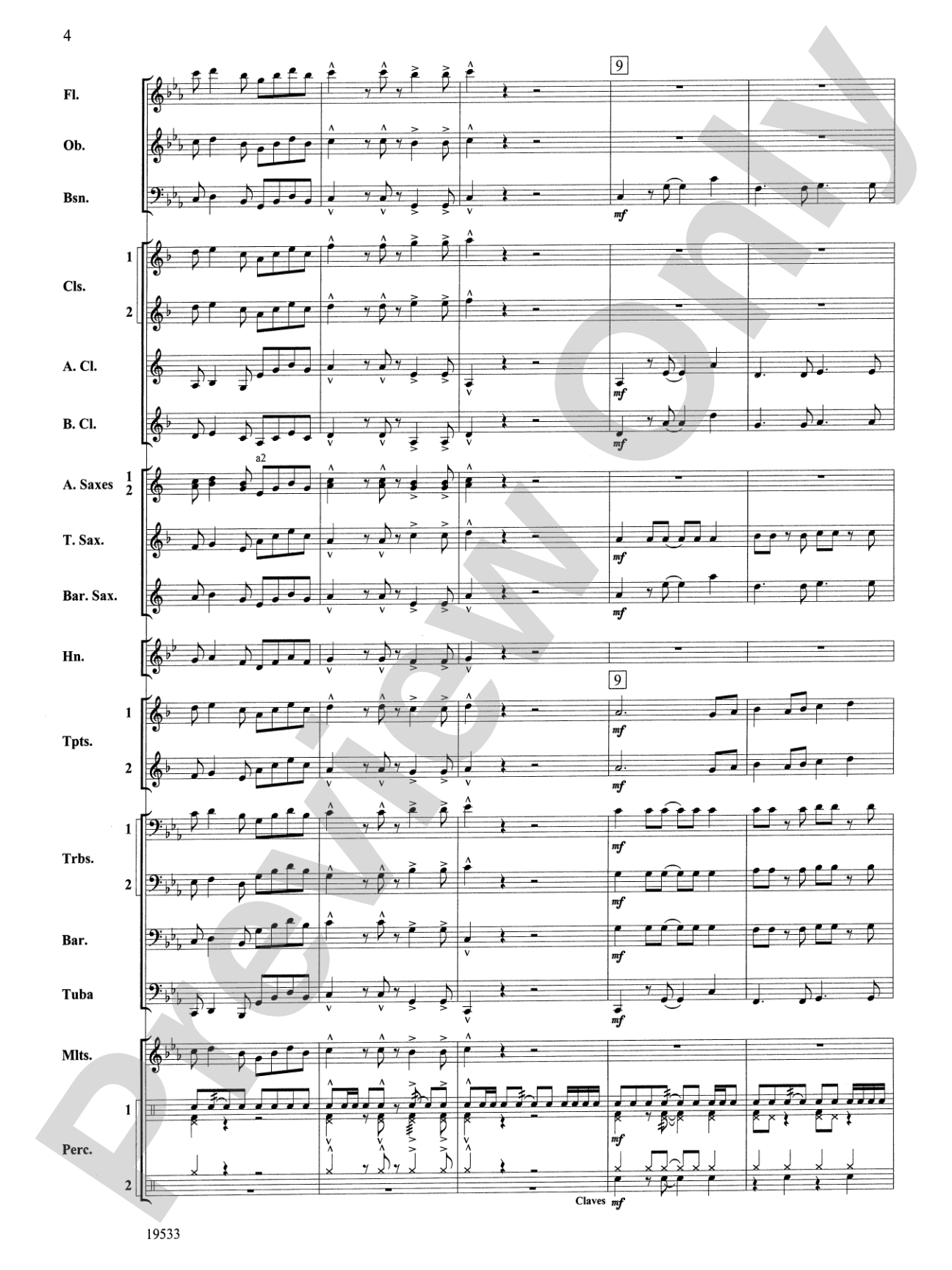 Fiero: Concert Band Conductor Score & Parts