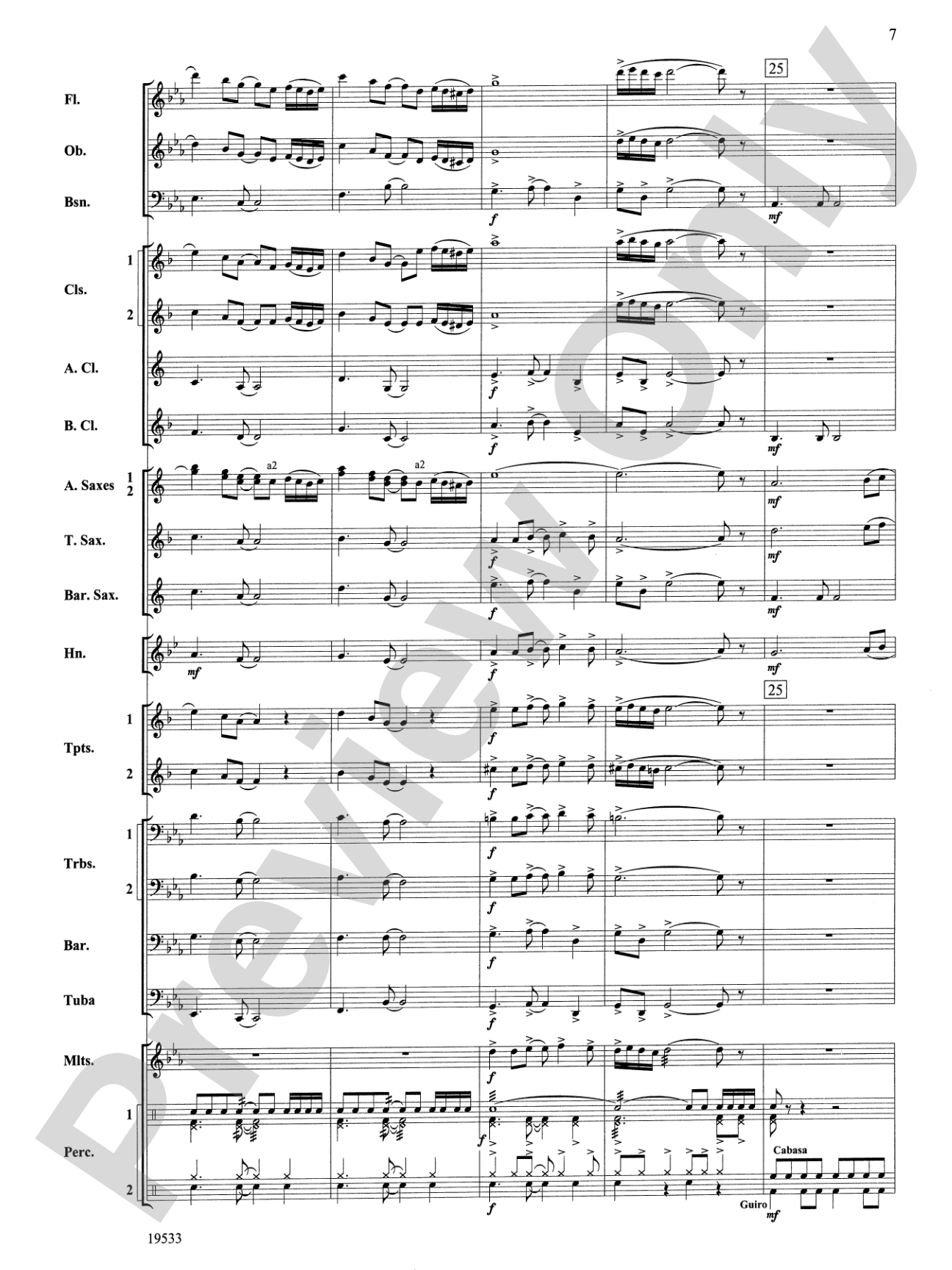 Fiero: Concert Band Conductor Score & Parts