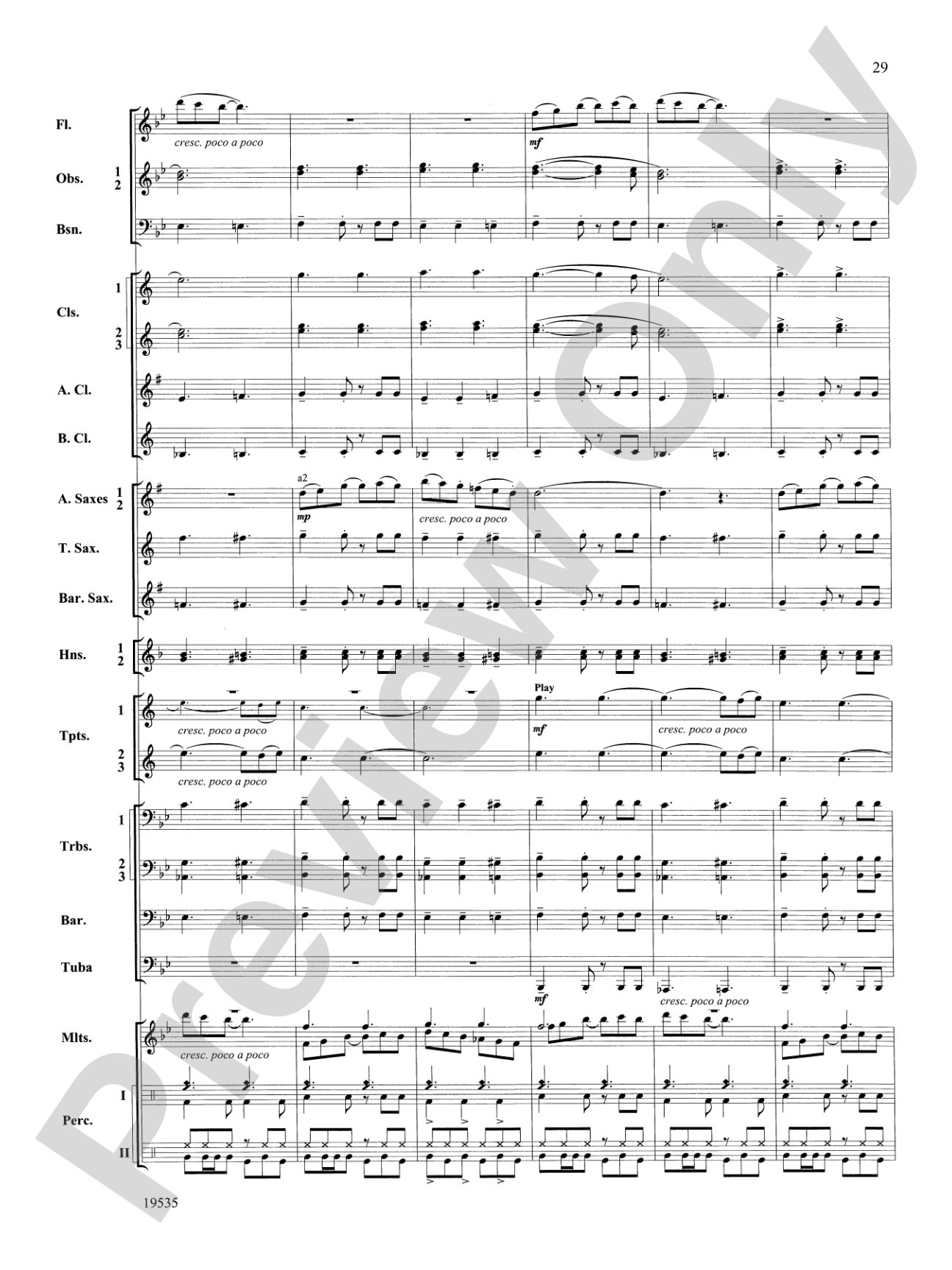 Fantasy on an African-American Spiritual: Concert Band Conductor Score & Parts