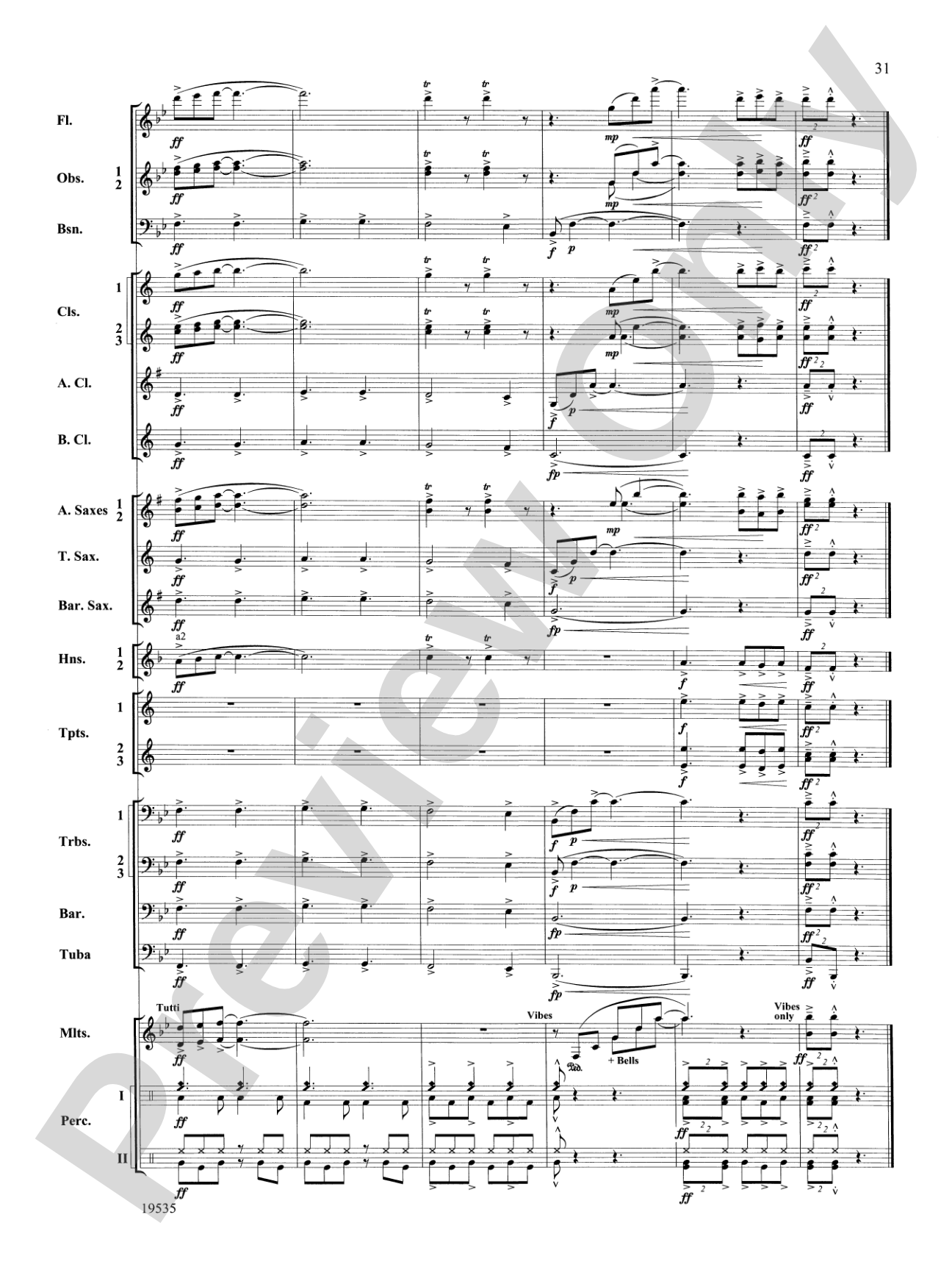 Fantasy on an African-American Spiritual: Concert Band Conductor Score & Parts