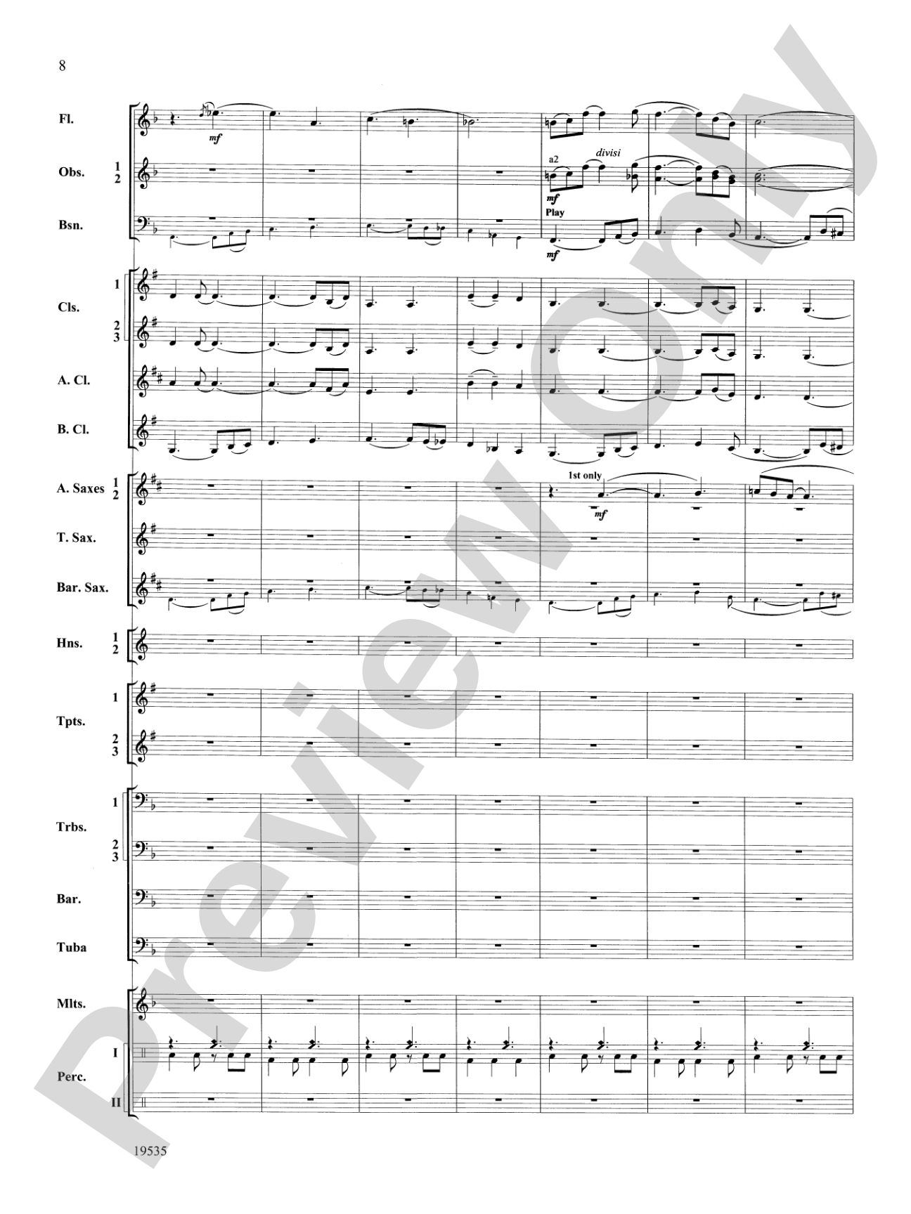 Fantasy on an African-American Spiritual: Concert Band Conductor Score & Parts