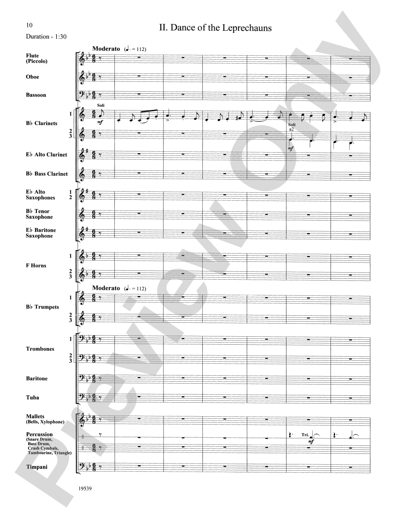 Two Irish Sketches: Concert Band Conductor Score & Parts