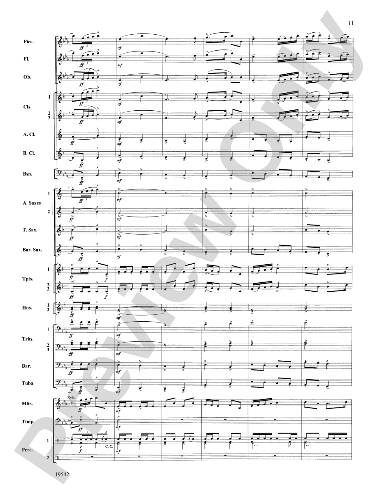 Chanteys: Concert Band Conductor Score & Parts