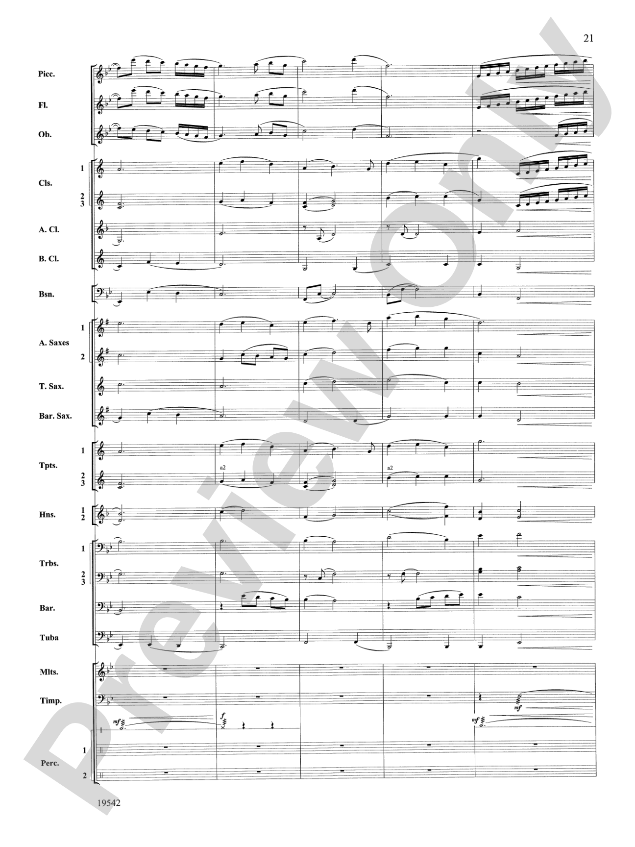 Chanteys: Concert Band Conductor Score & Parts