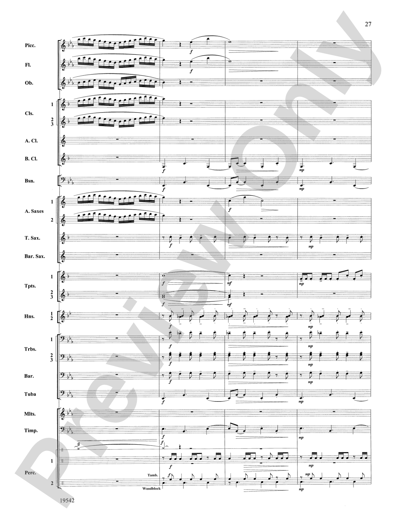 Chanteys: Concert Band Conductor Score & Parts
