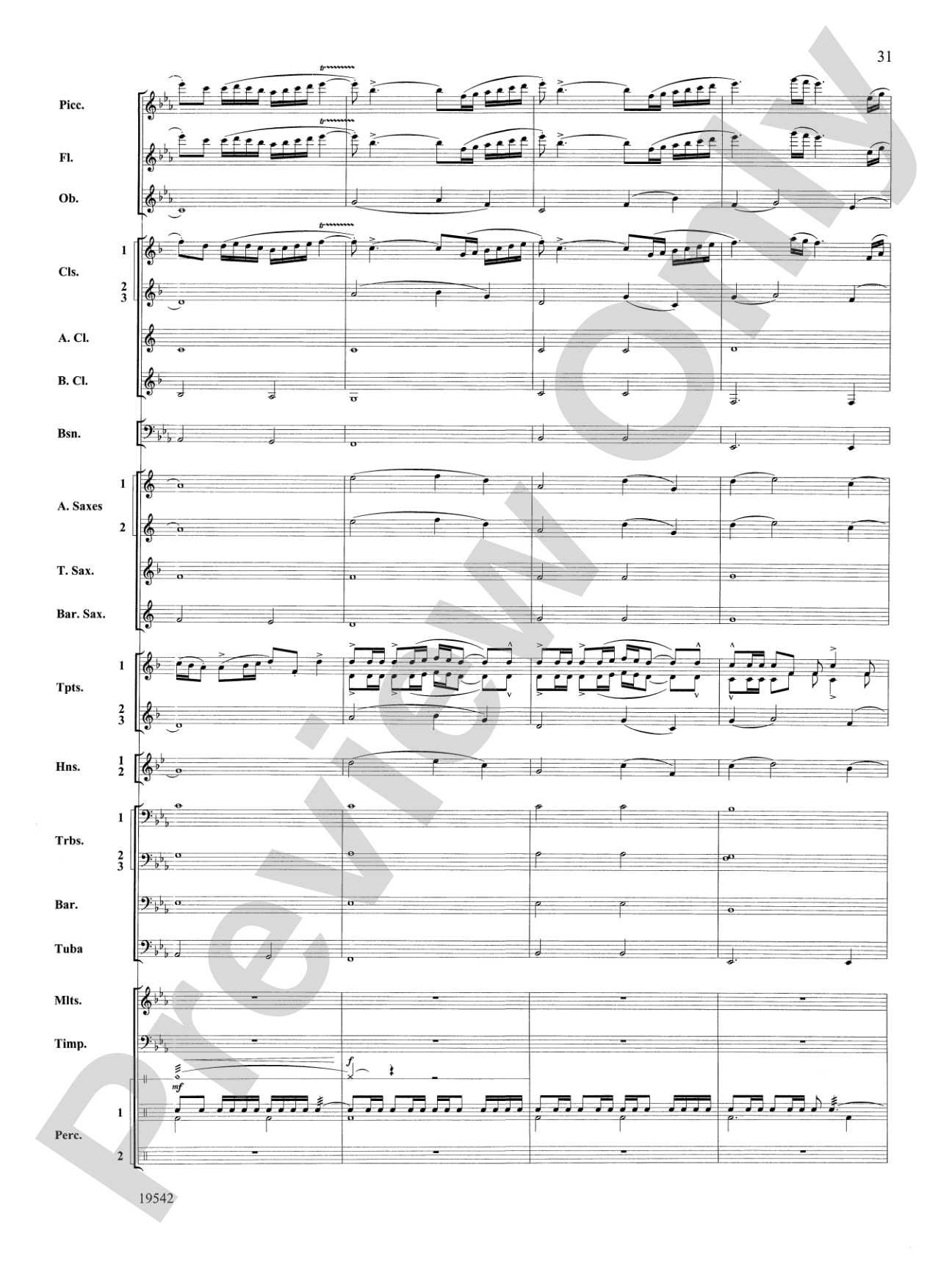 Chanteys: Concert Band Conductor Score & Parts