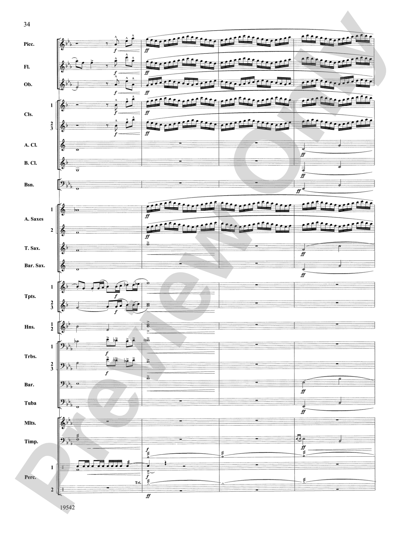 Chanteys: Concert Band Conductor Score & Parts