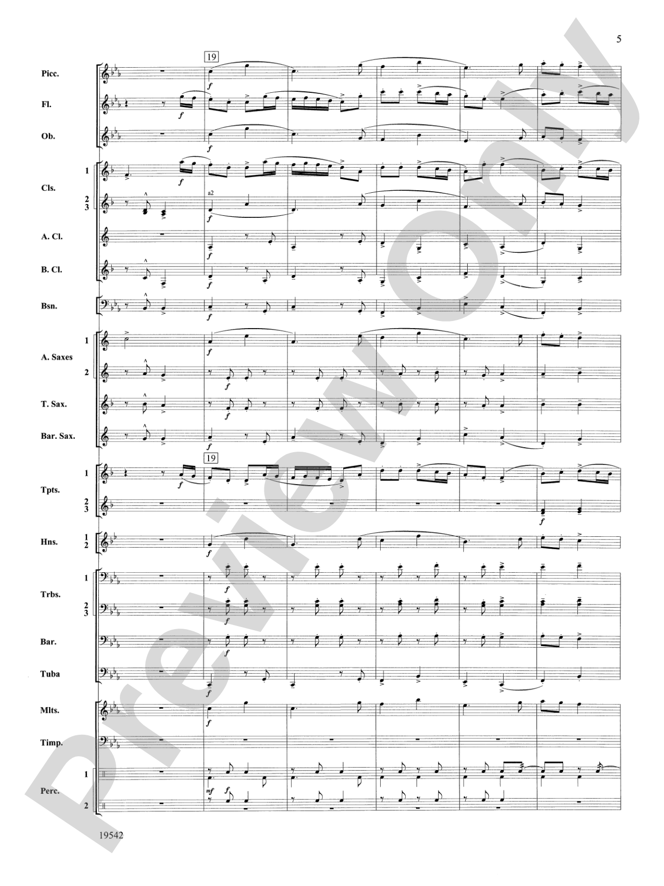 Chanteys: Concert Band Conductor Score & Parts