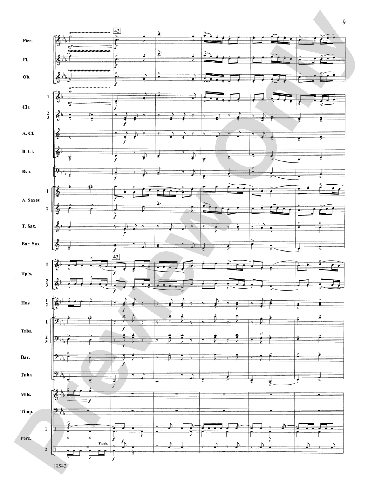 Chanteys: Concert Band Conductor Score & Parts