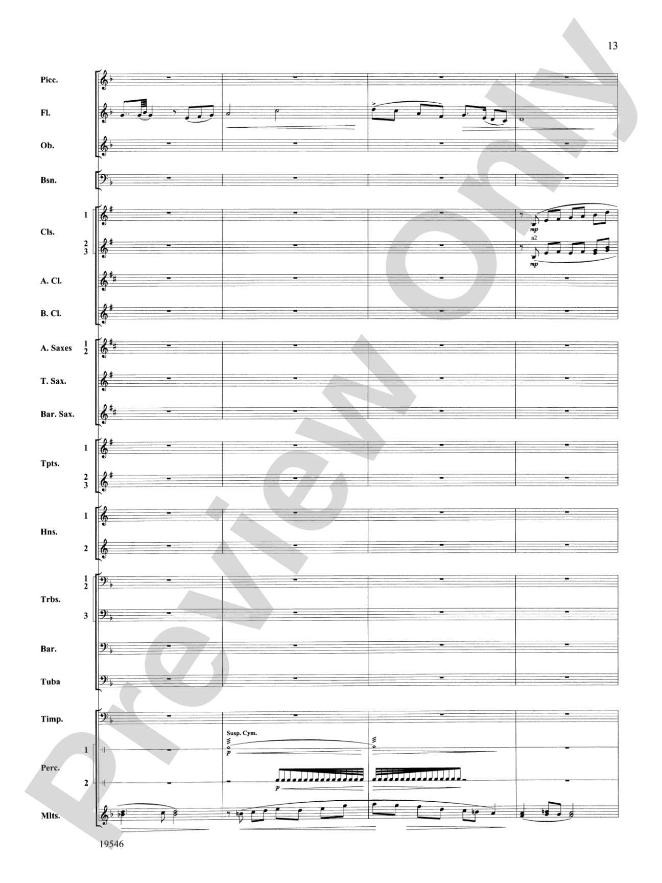 Legend of the Saura: Concert Band Conductor Score & Parts