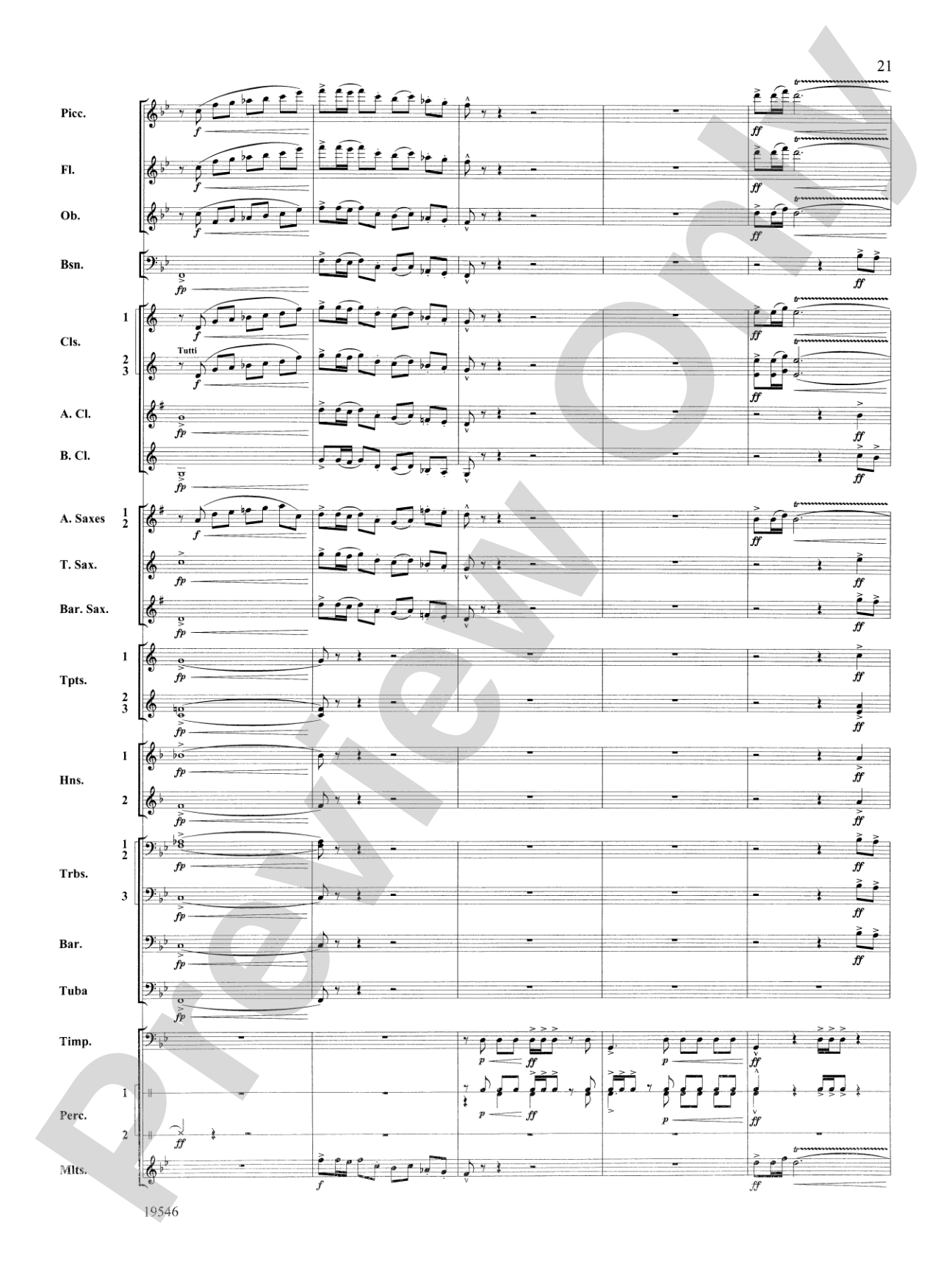 Legend of the Saura: Concert Band Conductor Score & Parts