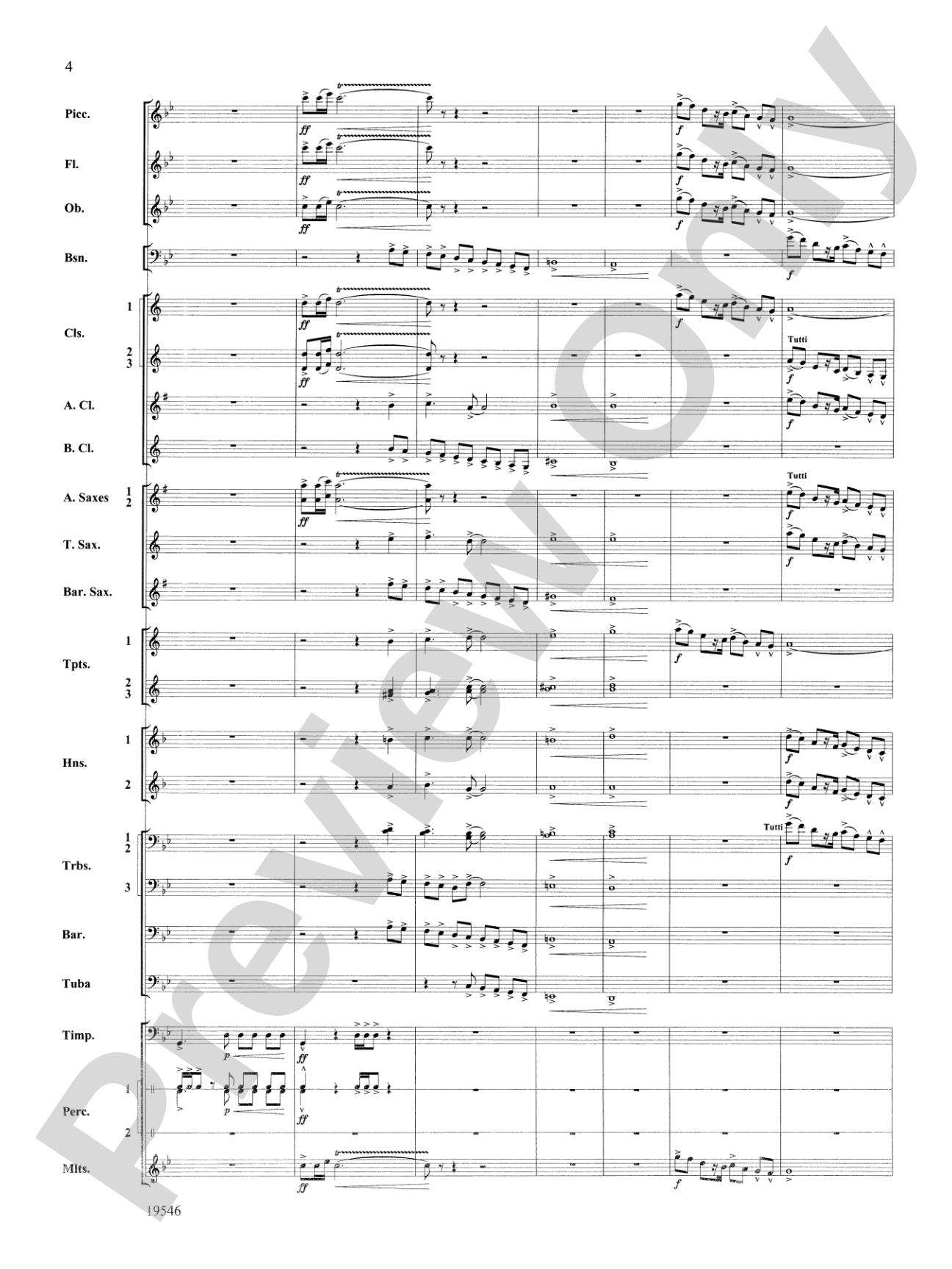 Legend of the Saura: Concert Band Conductor Score & Parts