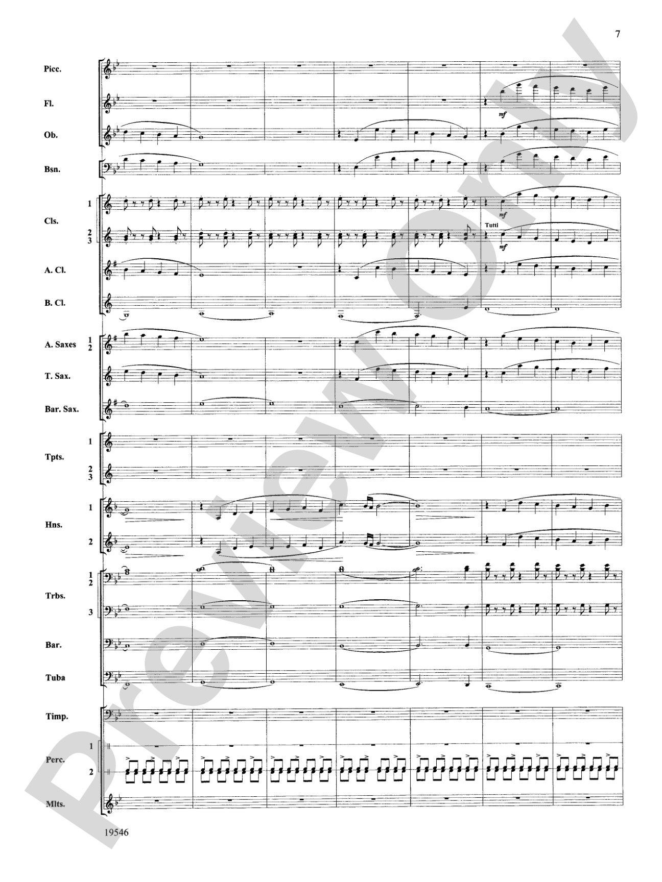 Legend of the Saura: Concert Band Conductor Score & Parts
