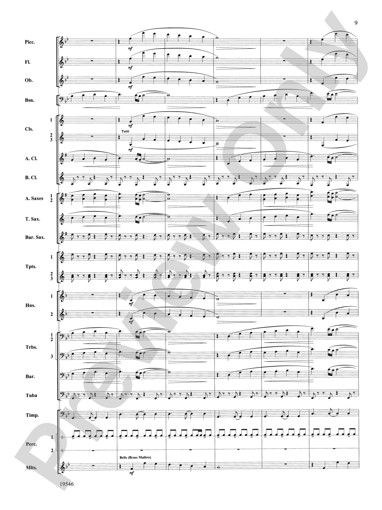 Legend of the Saura: Concert Band Conductor Score & Parts