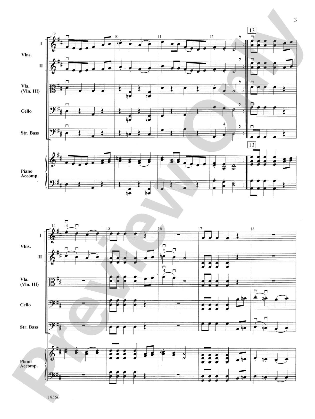 Fiddles Out West: String Orchestra Conductor Score & Parts