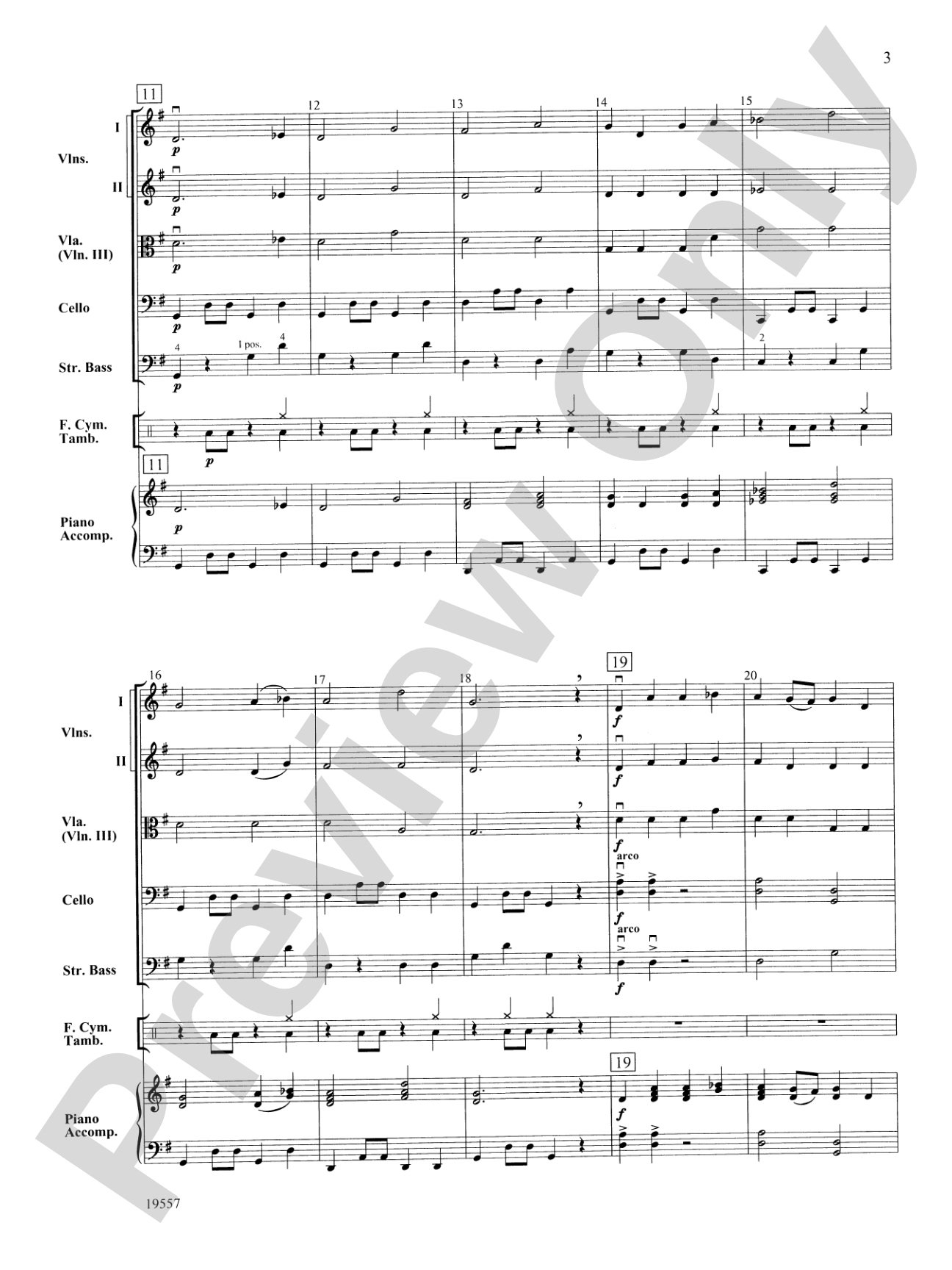 Sahara Crossing: String Orchestra Conductor Score & Parts