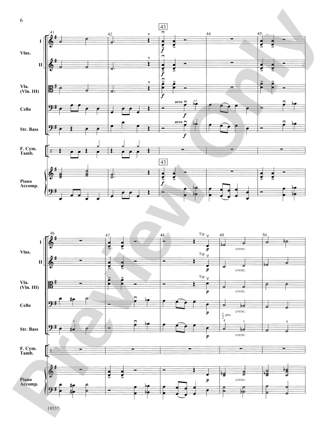 Sahara Crossing: String Orchestra Conductor Score & Parts