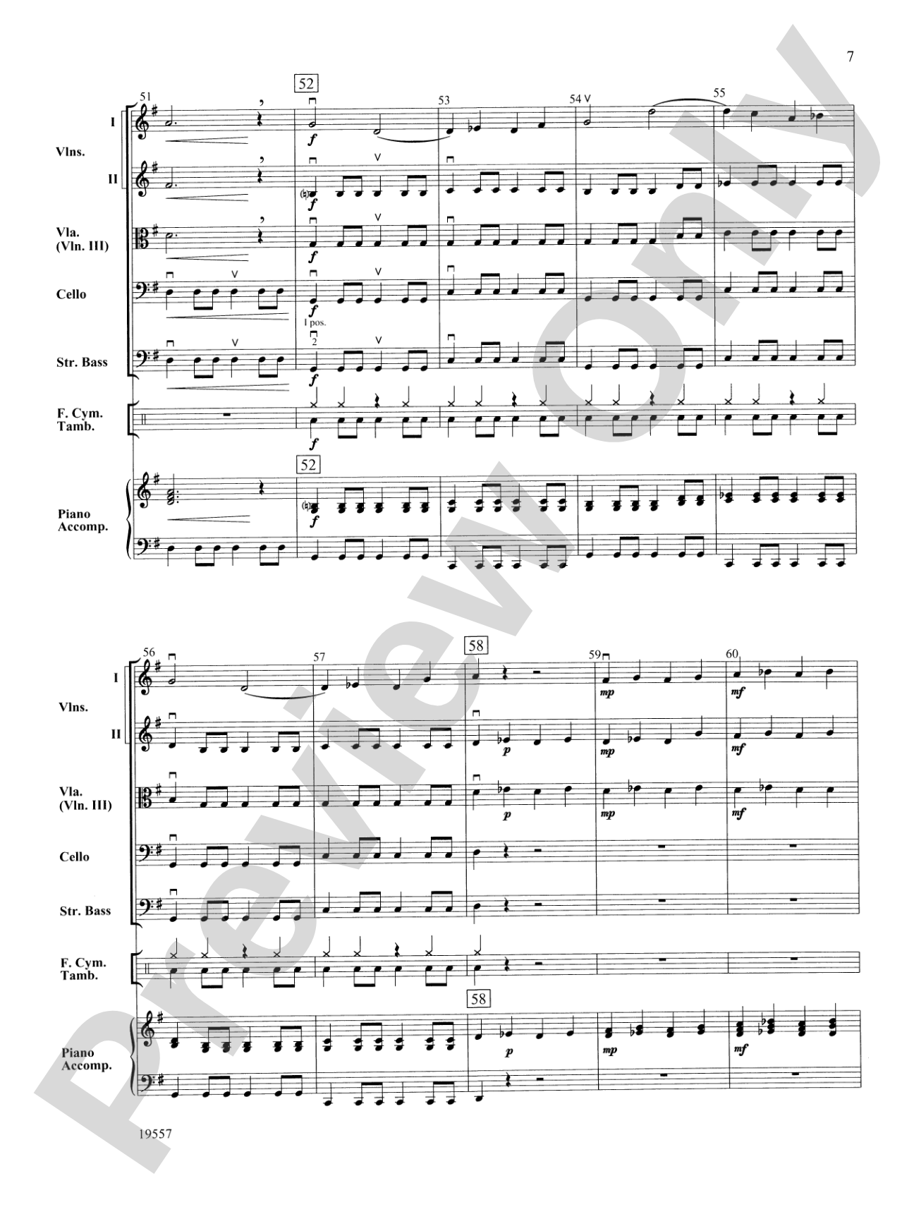 Sahara Crossing: String Orchestra Conductor Score & Parts