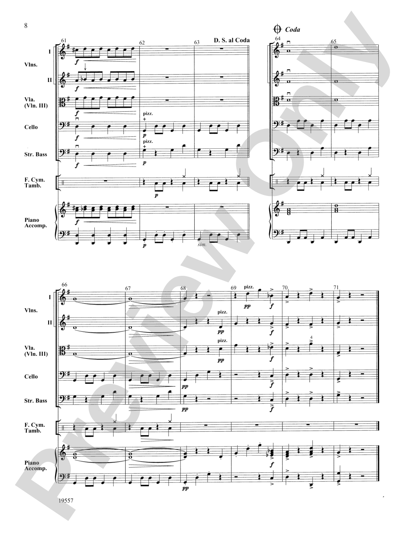 Sahara Crossing: String Orchestra Conductor Score & Parts