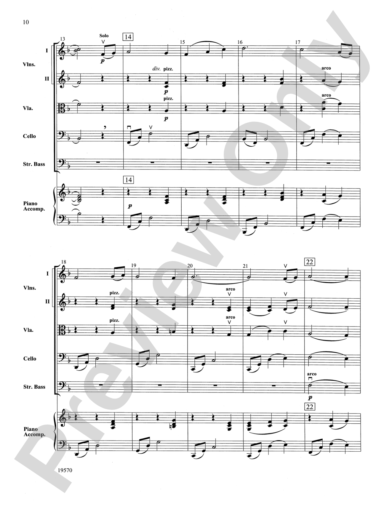 Johnny Appleseed Suite: String Orchestra Conductor Score & Parts