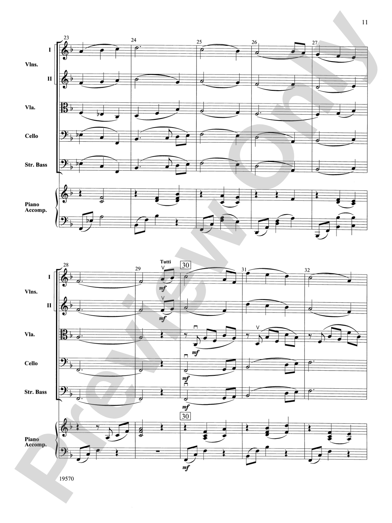 Johnny Appleseed Suite: String Orchestra Conductor Score & Parts