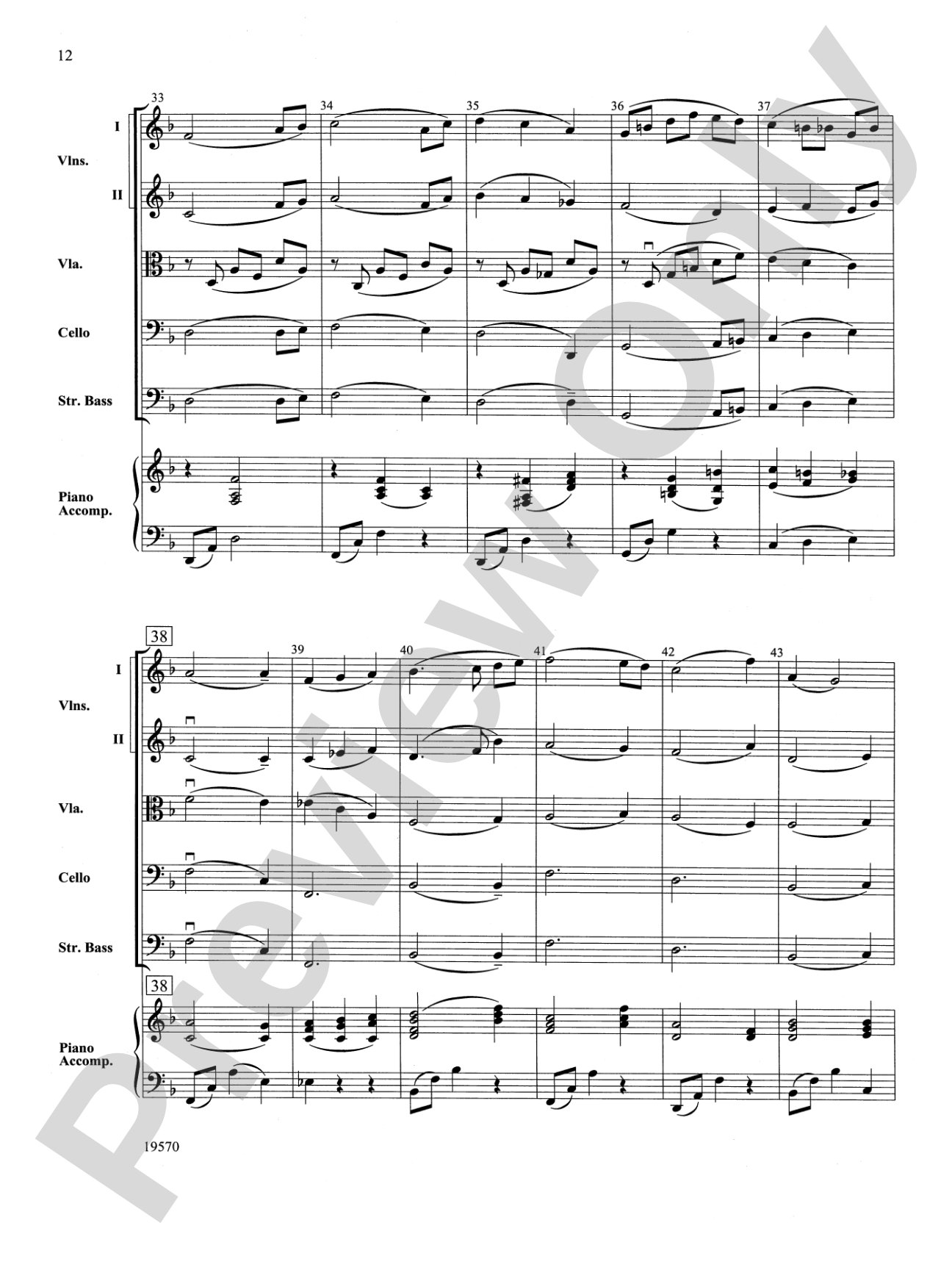 Johnny Appleseed Suite: String Orchestra Conductor Score & Parts