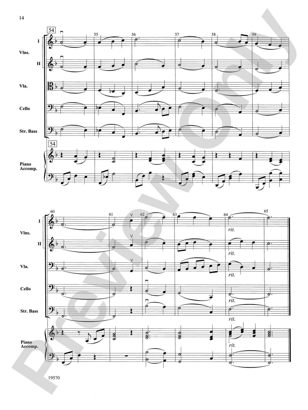 Johnny Appleseed Suite: String Orchestra Conductor Score & Parts