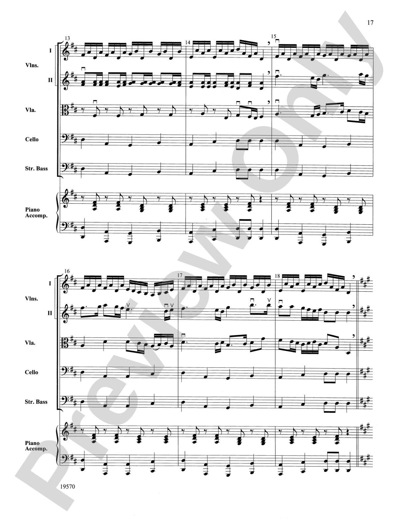 Johnny Appleseed Suite: String Orchestra Conductor Score & Parts