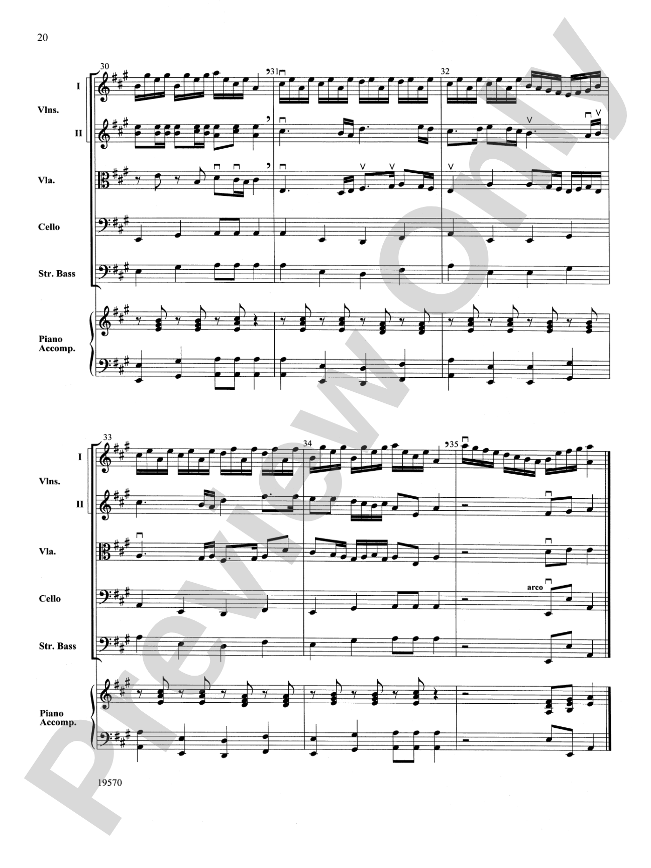 Johnny Appleseed Suite: String Orchestra Conductor Score & Parts