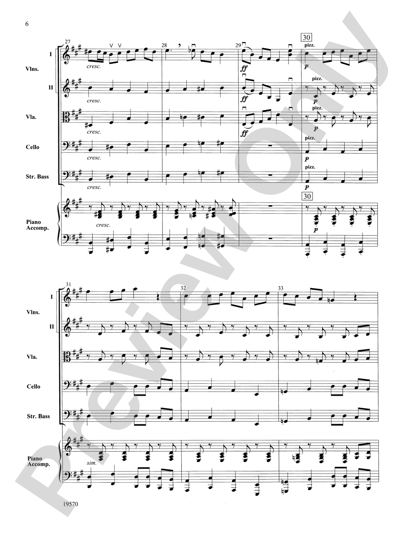 Johnny Appleseed Suite: String Orchestra Conductor Score & Parts