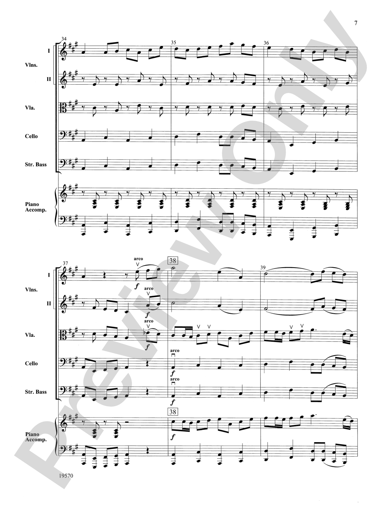 Johnny Appleseed Suite: String Orchestra Conductor Score & Parts