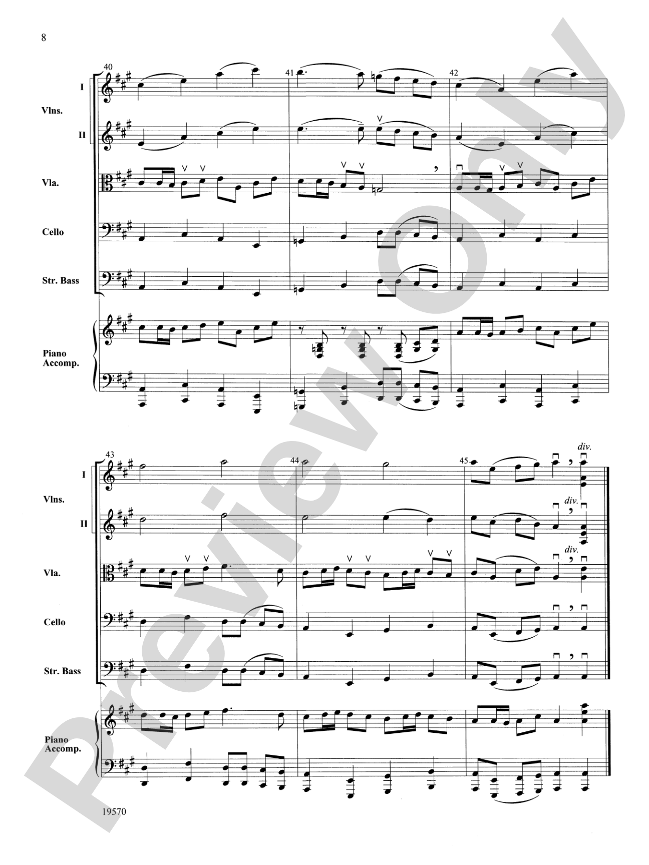 Johnny Appleseed Suite: String Orchestra Conductor Score & Parts