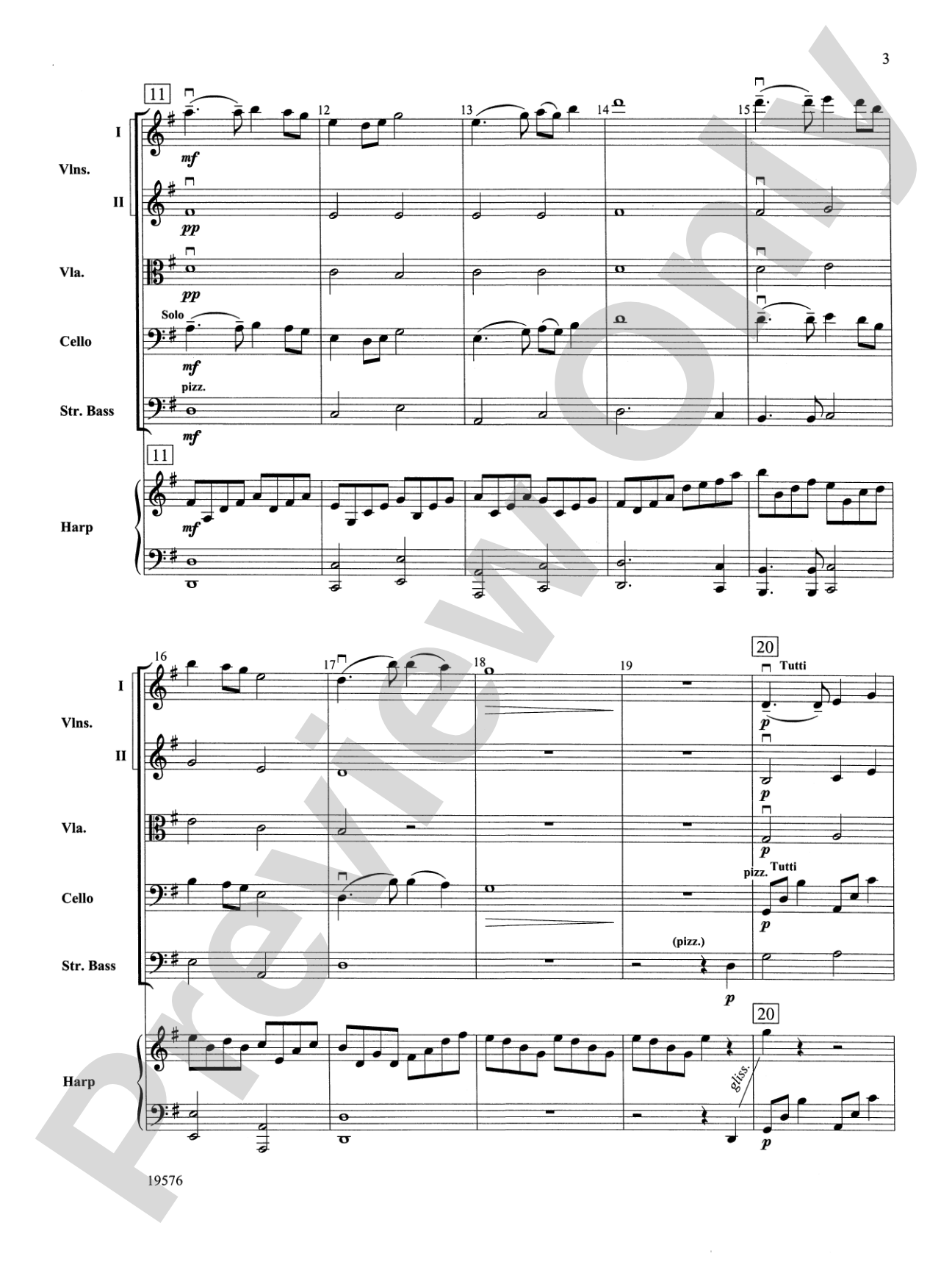 Spring Breezes: String Orchestra Conductor Score & Parts